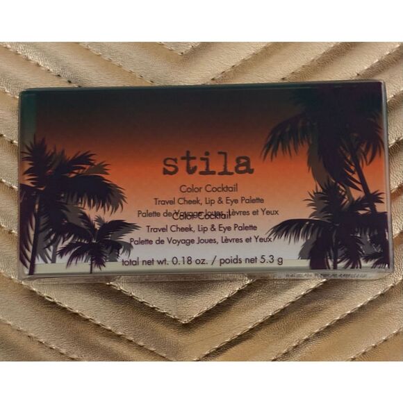STILA - NWT - Color Cocktail Travel Cheek, Lip & Eye Palette/"Tequila Sunrise" - Picture 11 of 14